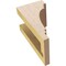 Ekena Millwork 4"W x 4"D x 8"H Wide Pescadero Rough Cedar Woodgrain TimberThane Corbel, Primed Tan CORUR04X04X08PECRCPR - alternate 6